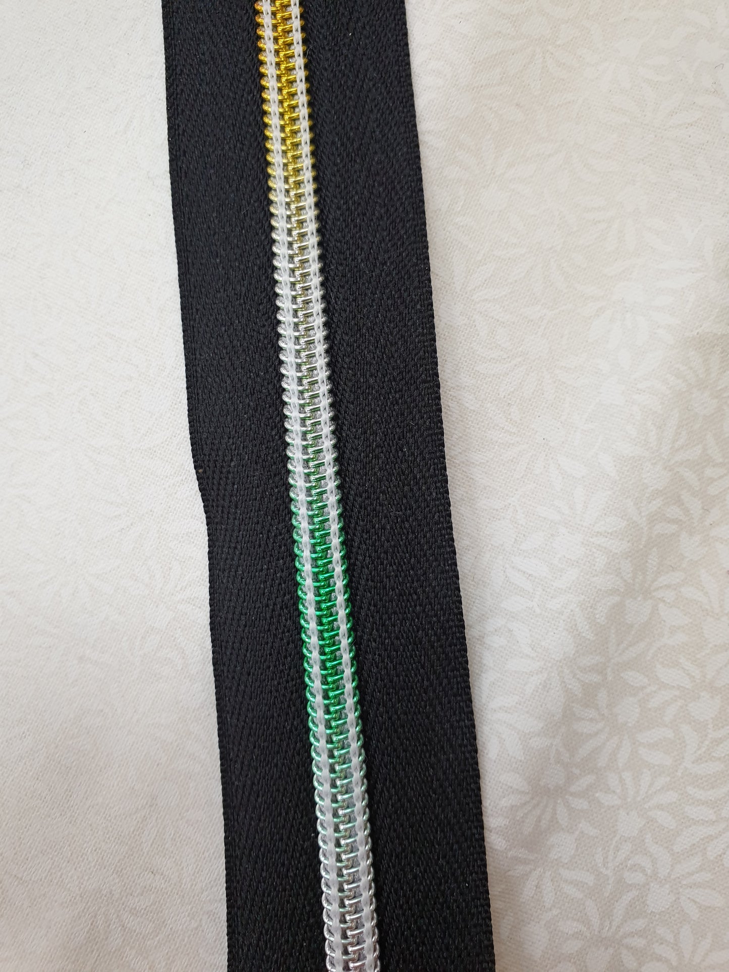 endlosreißverschluss regenbogen farbe, 6mm raupe