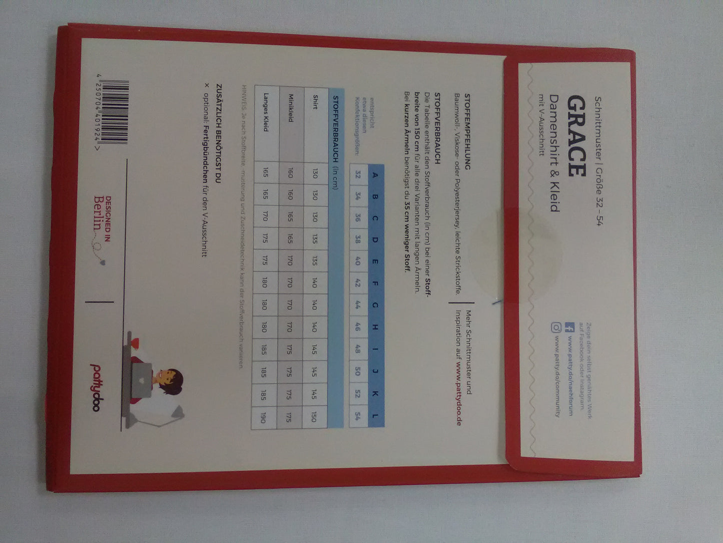 Pattydoo schnittmuster Grace