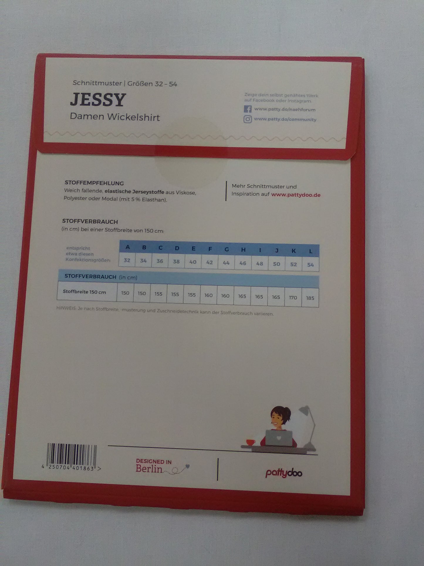 Pattydoo Wickelshirt Schnittmuster