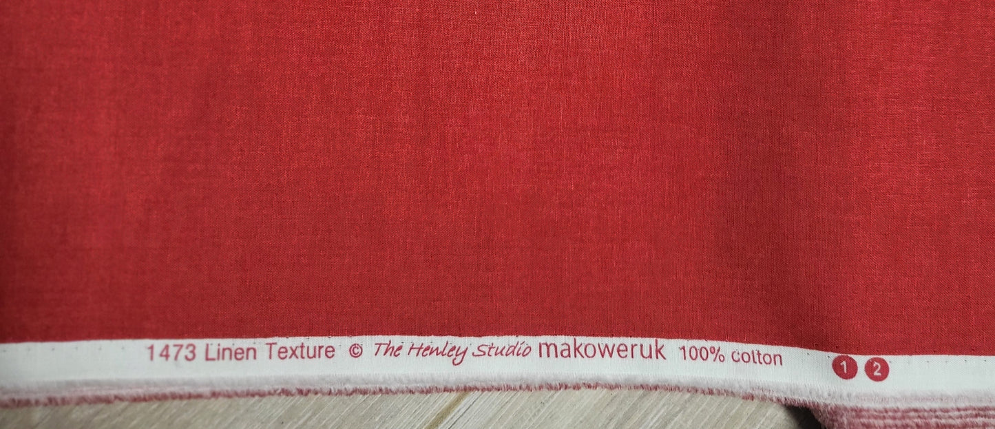 MAKOVER Weihnachtsstoff Rot