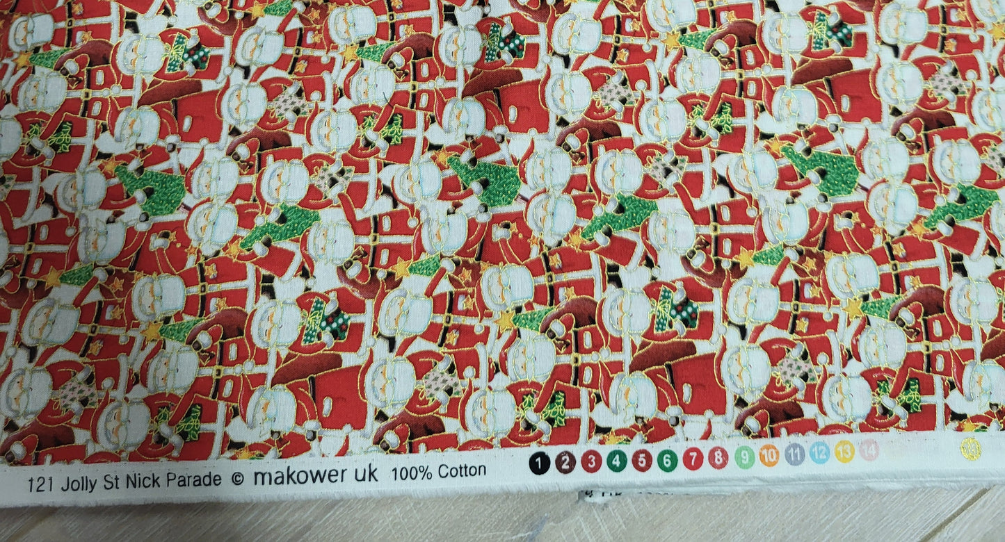 PATCHWORKSTOFF Weihnachtsstoff Baumwolle