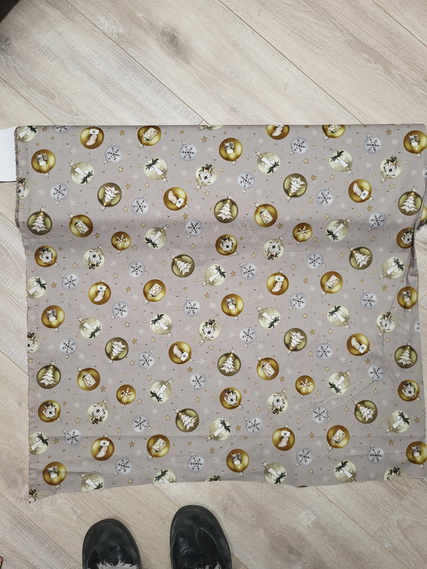 Baumwolle-Stoff/Weihnachtskugeln