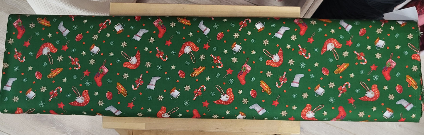 Baumwolle-Stoff/Weihnachtsstrümpfe