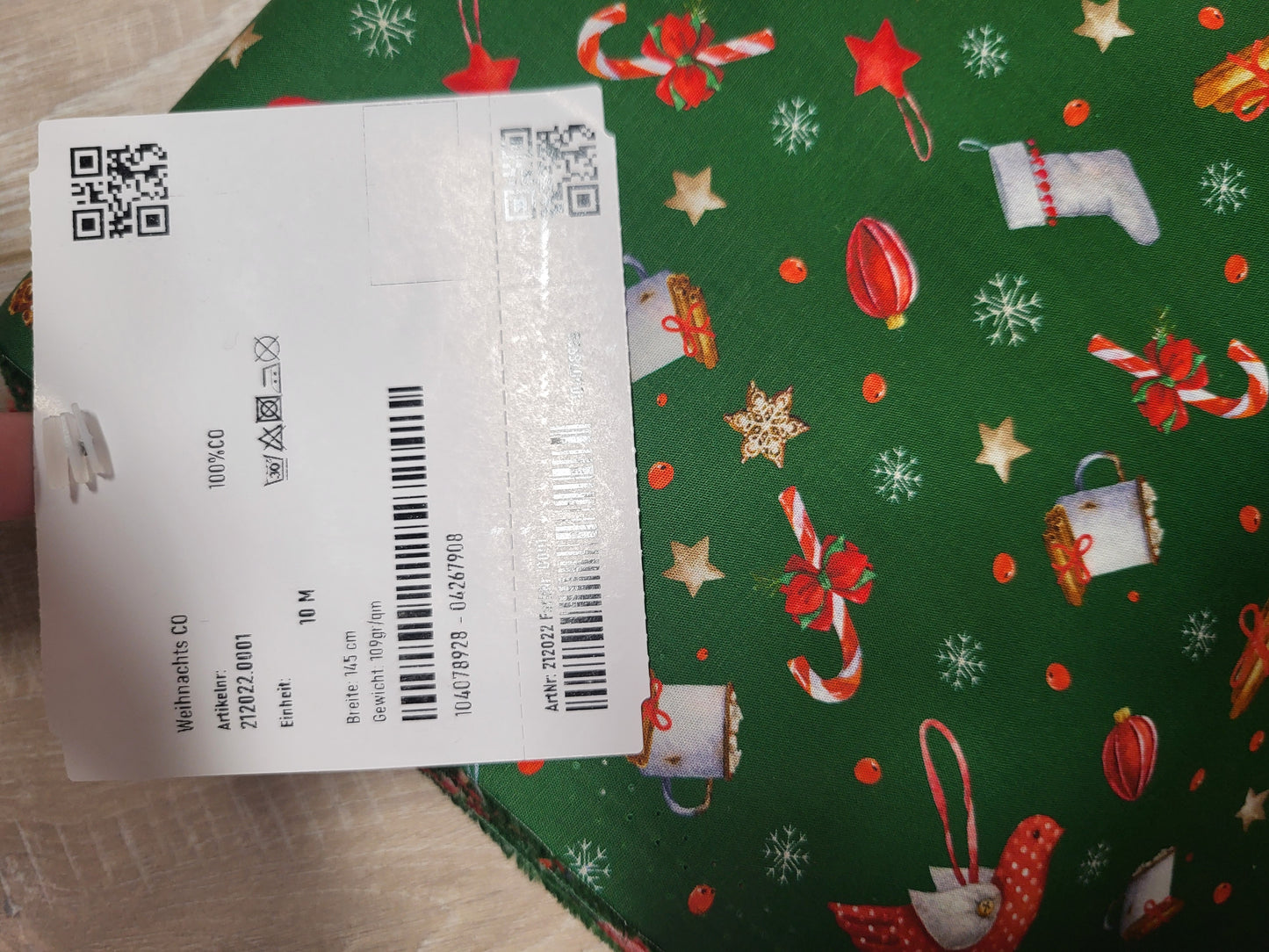 Baumwolle-Stoff/Weihnachtsstrümpfe
