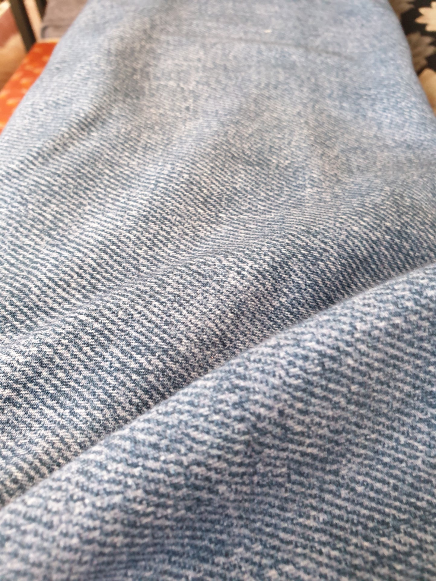 Frensch Terry in jeans Optik