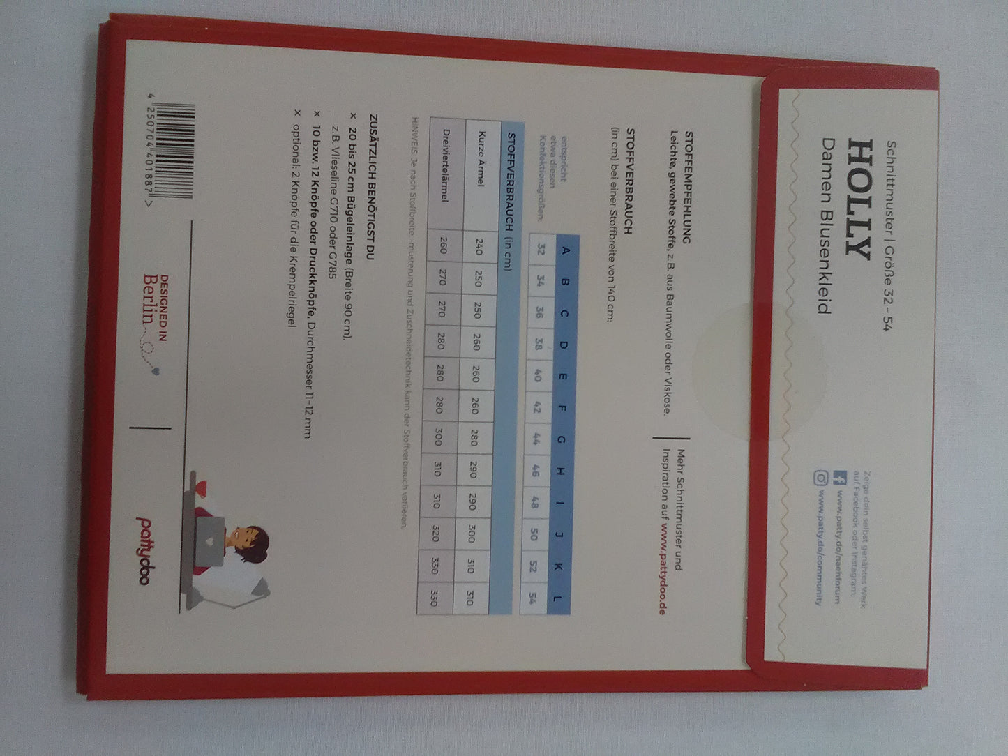 Pattydoo schnittmuster Holly